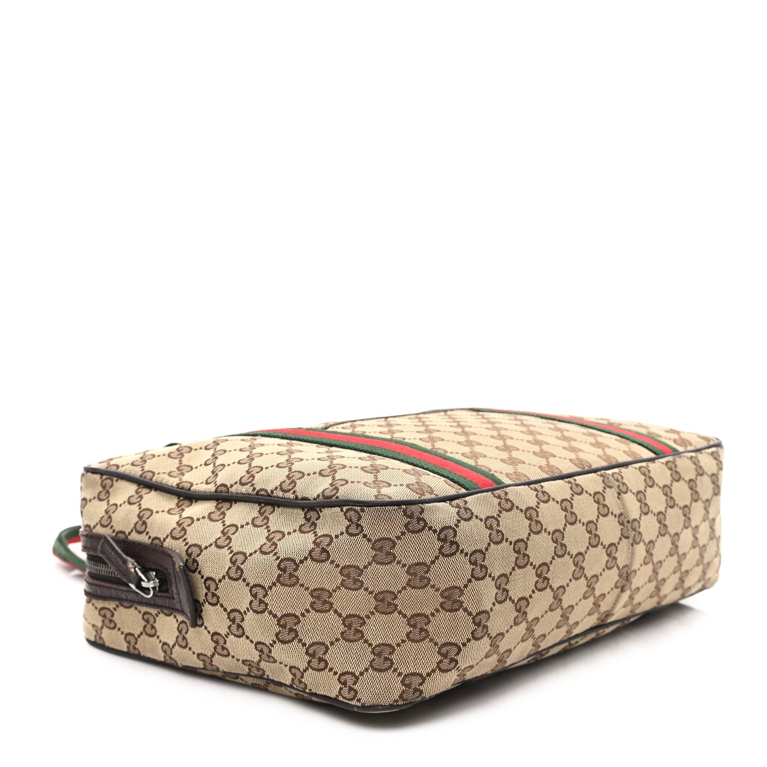 Gucci Monogram Web Carry On Tote Dark Brown 4 of 12