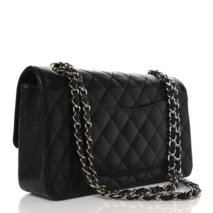 Chanel Caviar Quilted Medium Double Flap Black 3 of 9