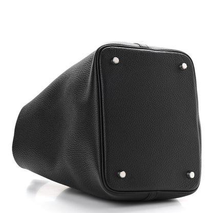 Hermes Taurillon Clemence Picotin Lock 22 MM Black 4 of 10