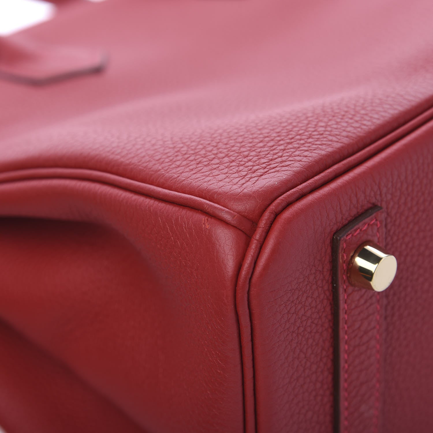 Hermes Taurillon Maurice Birkin 30 Rouge Vif 10 of 12