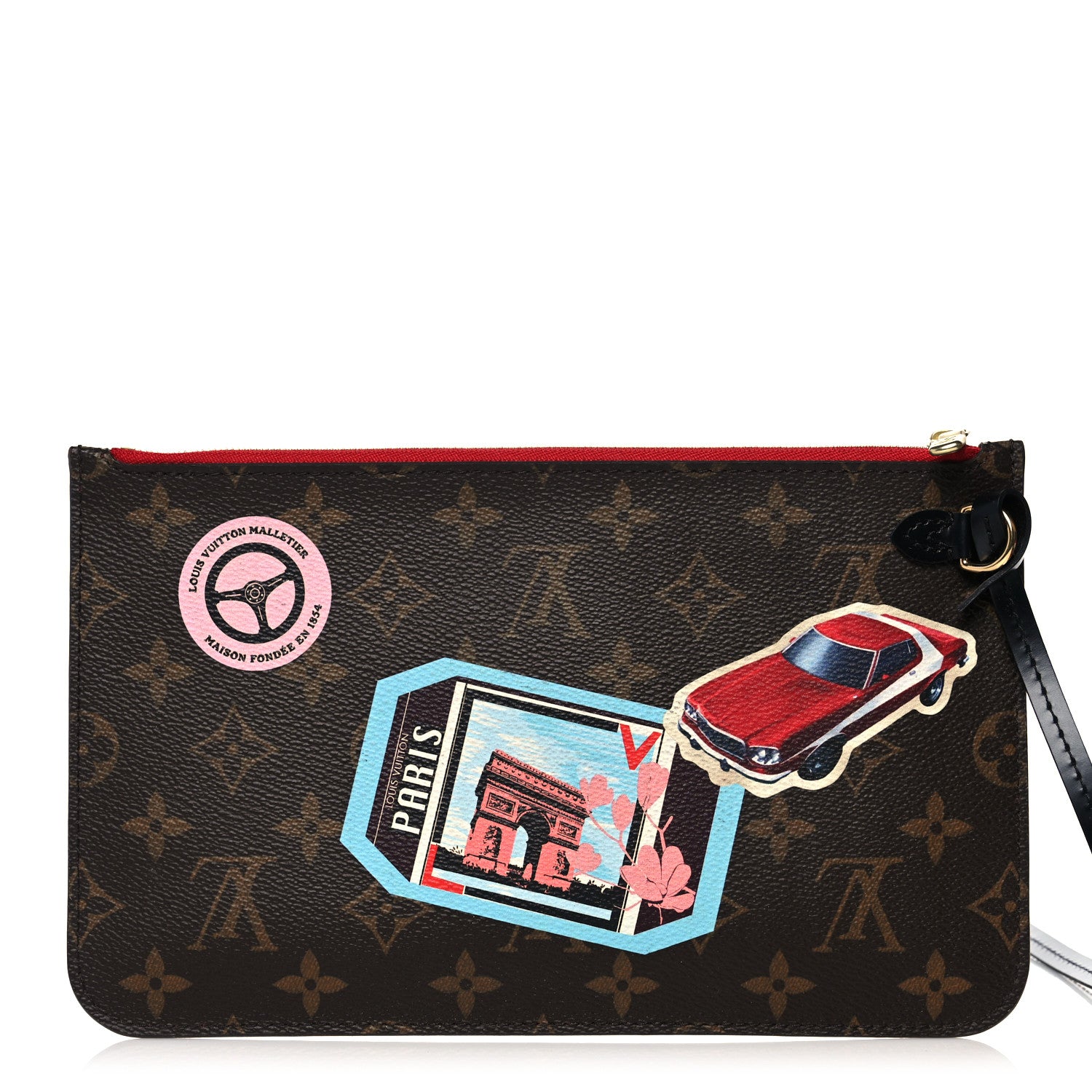 Louis Vuitton Monogram World Tour Neverfull MM 9 of 16