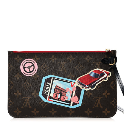 Louis Vuitton Monogram World Tour Neverfull MM 9 of 16