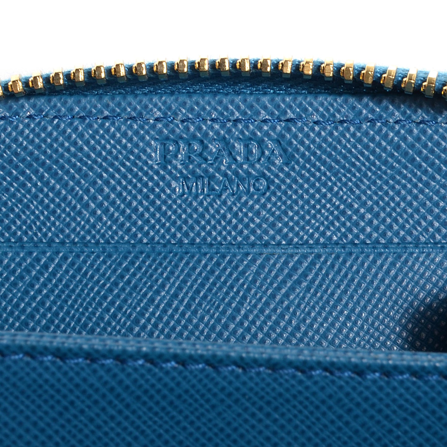 Saffiano Metal Coin Purse Cobalto