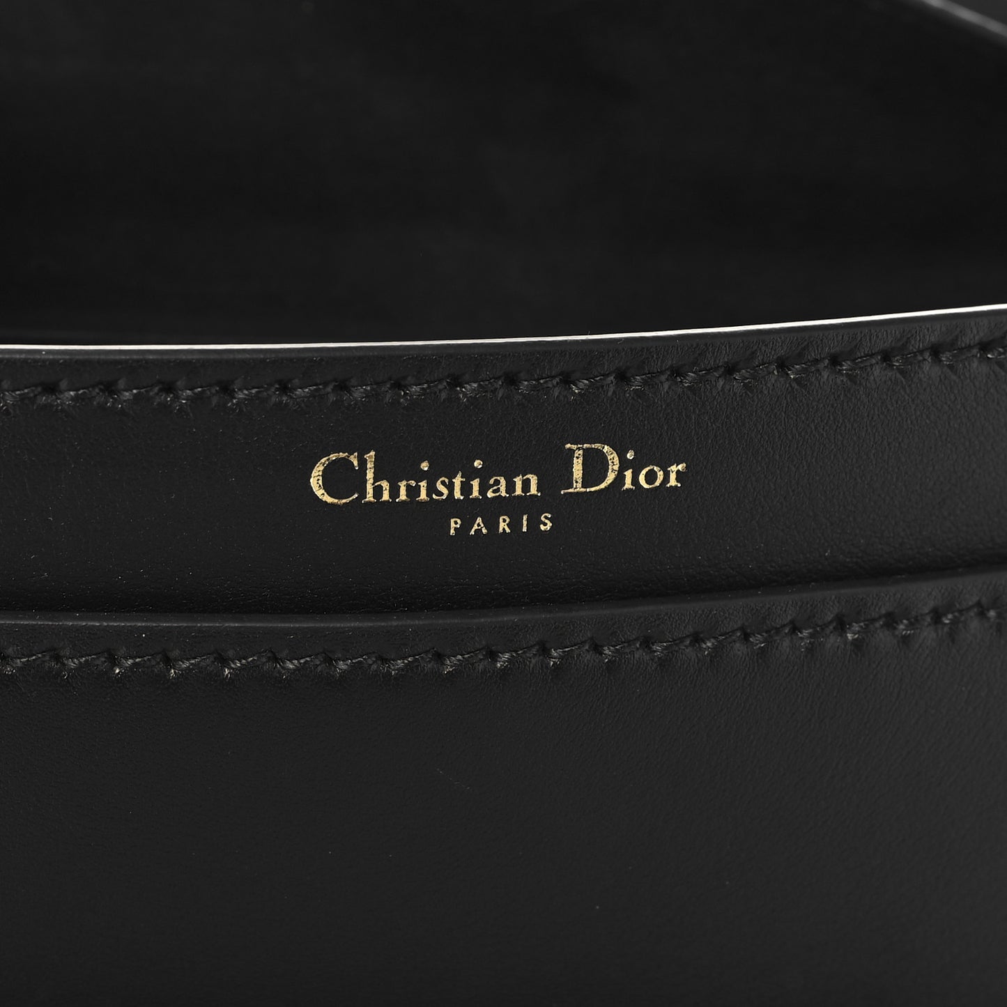 Calfskin J'Adior Chain Flap Bag Black