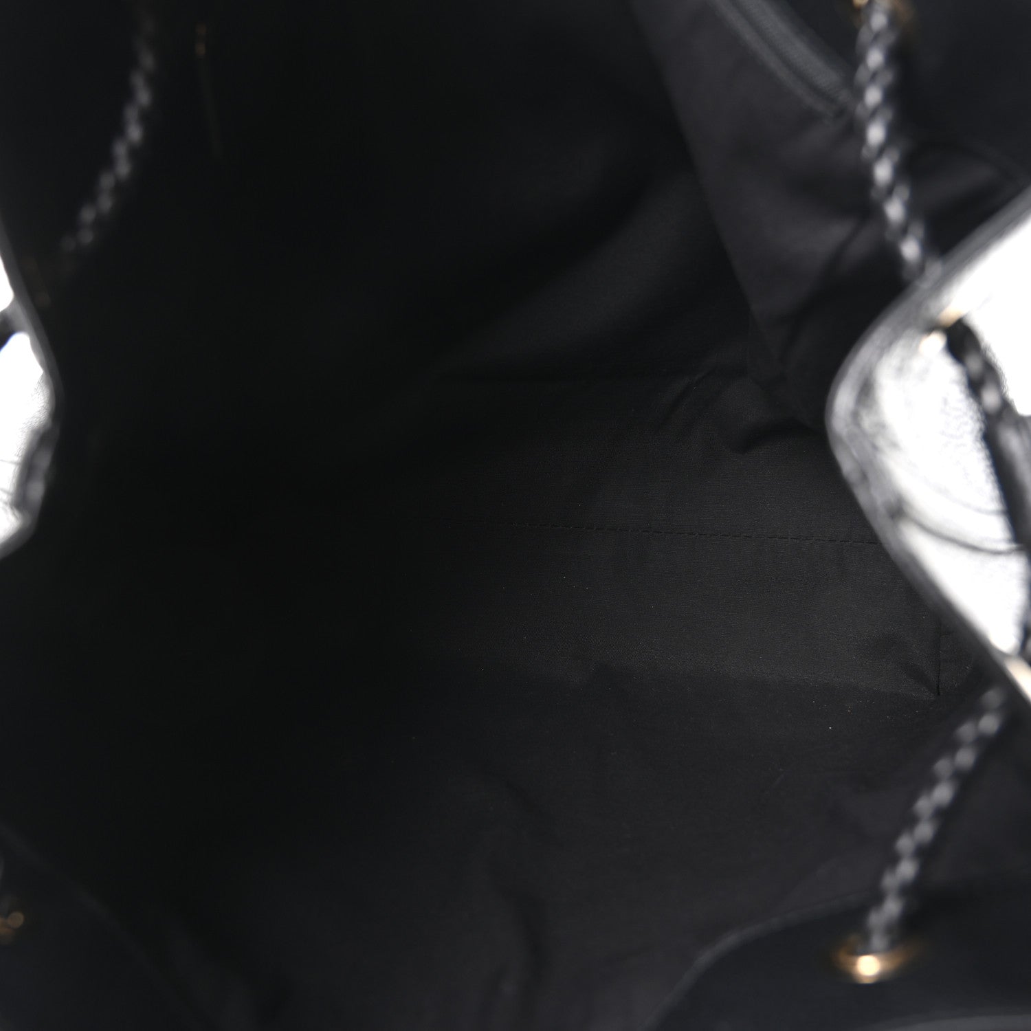 Gucci Calfskin Large Gifford Braided Handle Tote Black 5 of 10