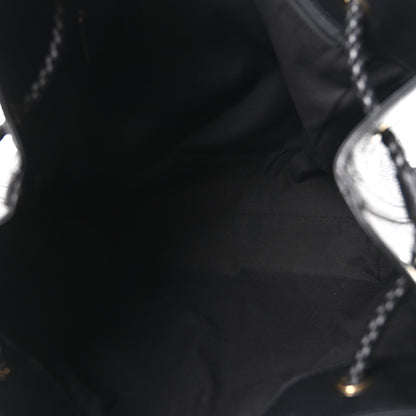 Gucci Calfskin Large Gifford Braided Handle Tote Black 5 of 10