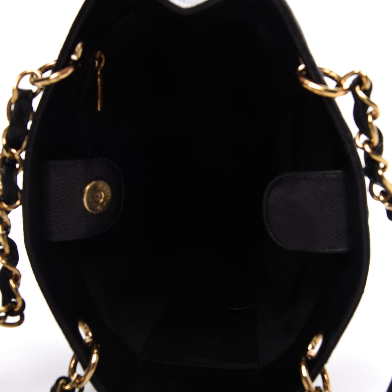 Chanel Caviar Quilted Petit Shopping Tote PST Black 5 of 10