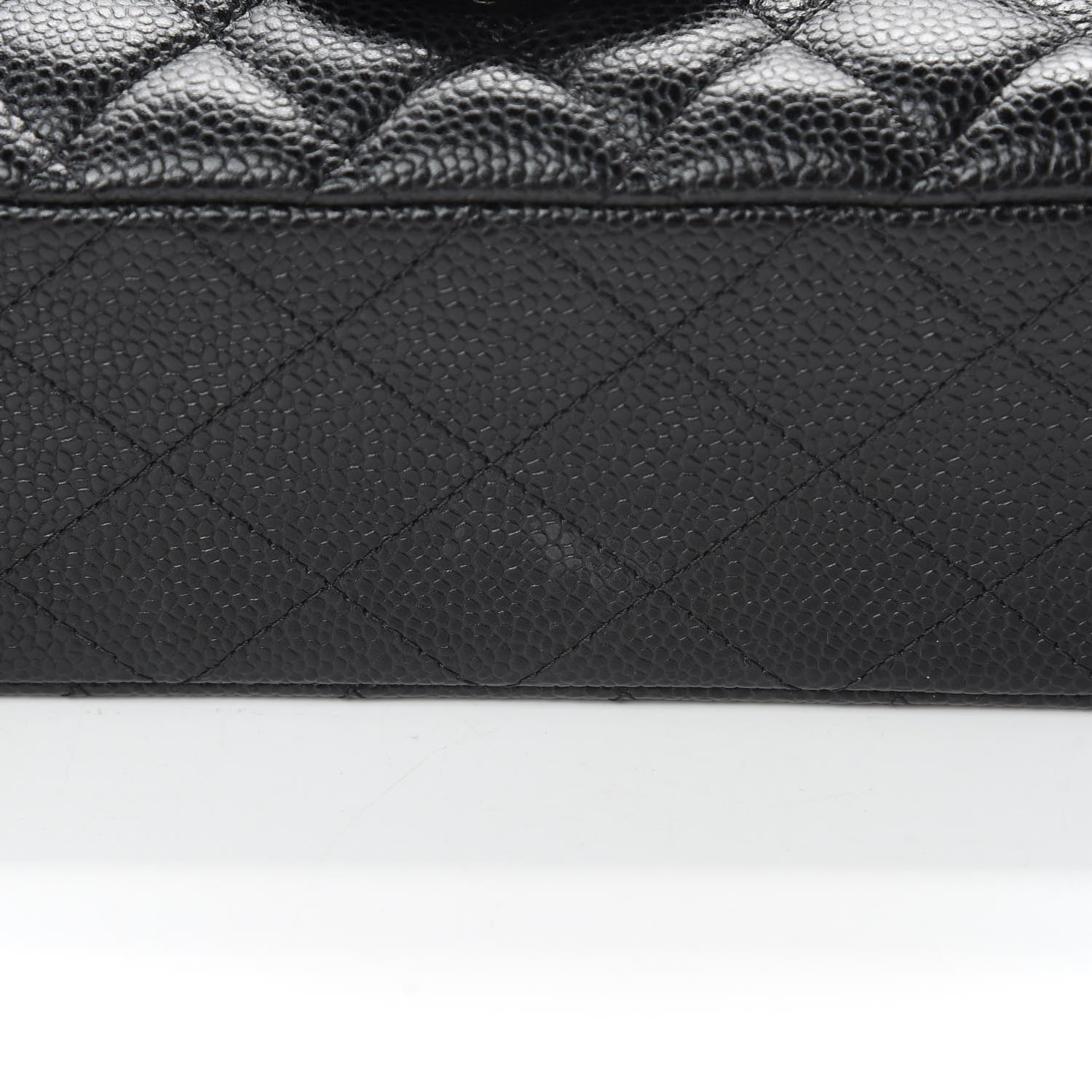 Chanel Caviar Quilted Medium Double Flap Black 11 of 13