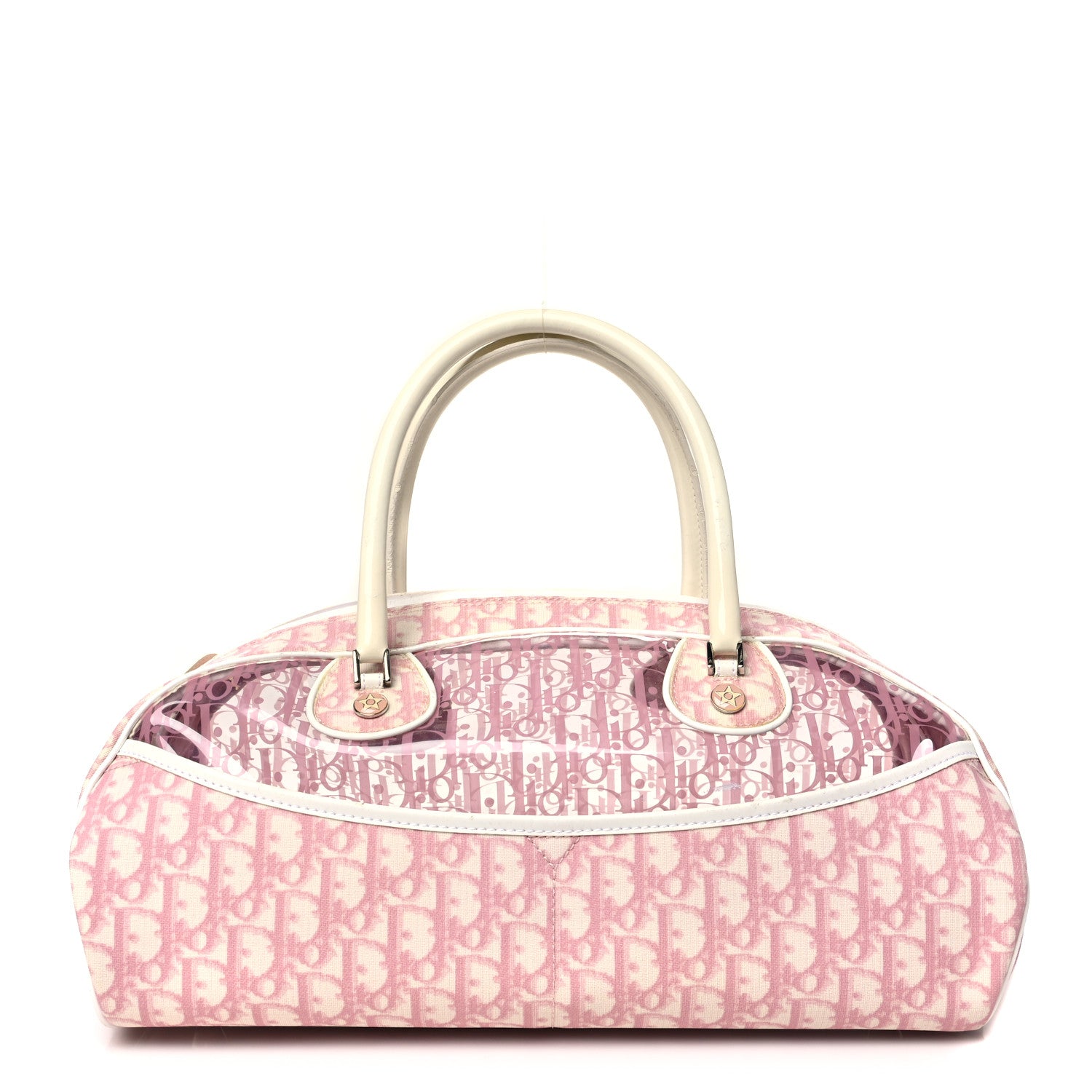 Christian Dior Monogram PVC Bowler Pink 1 of 15