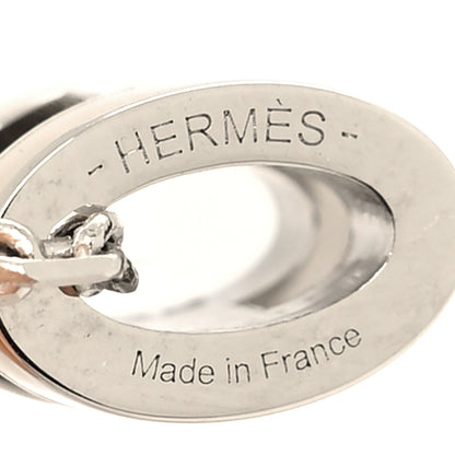Hermes Palladium Mini Pop H Pendant Necklace Marron Glace 5 of 5
