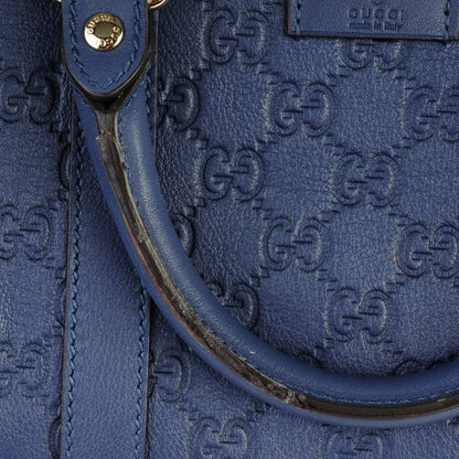 Gucci Guccissima Medium Joy Boston Blue 8 of 9