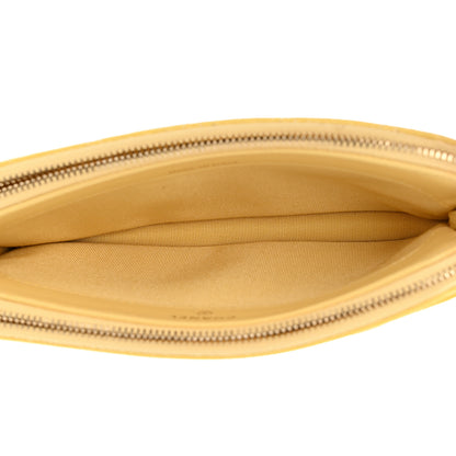 Chanel Caviar Quilted Small Clutch With Chain Yellow 5 of 13