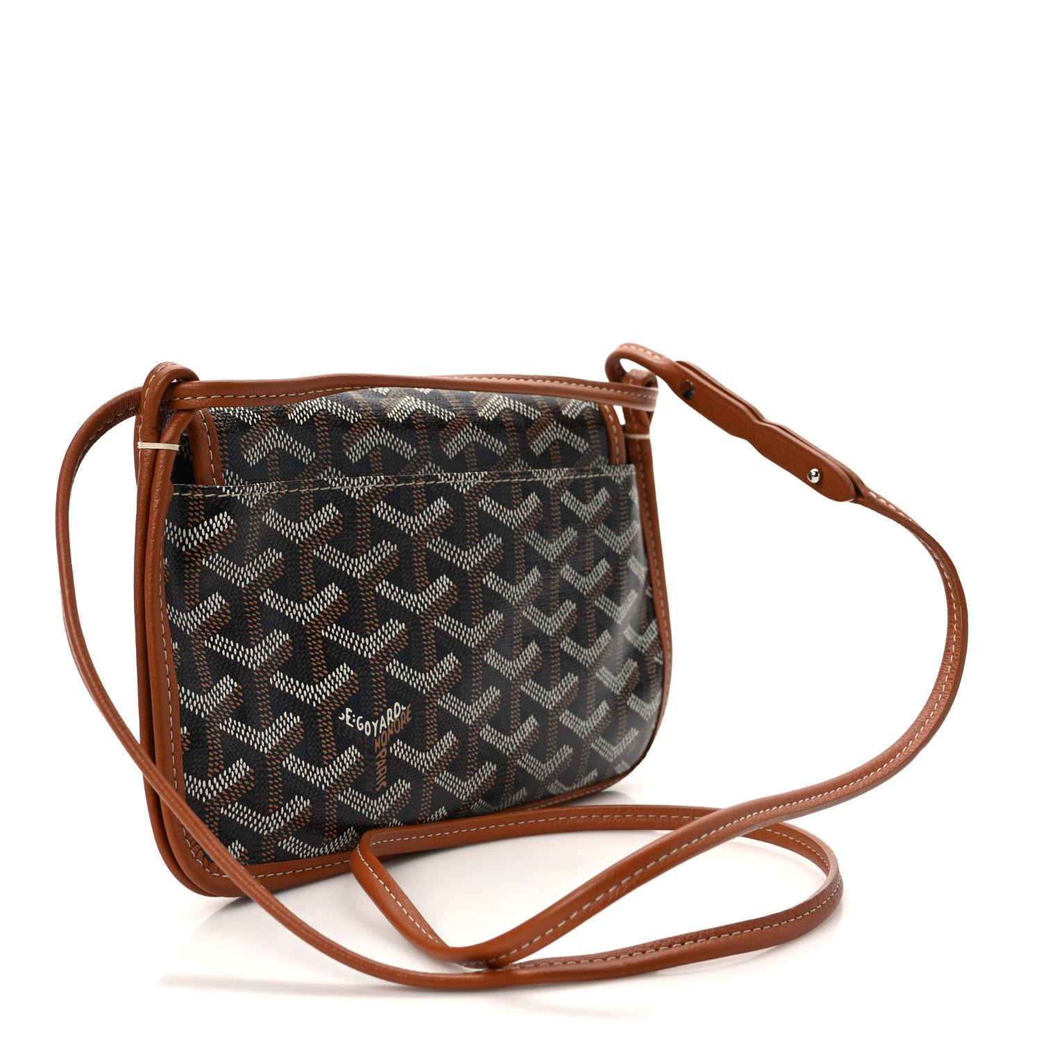 Goyard Goyardine Plumet Wallet Clutch Black Gold 3 of 13