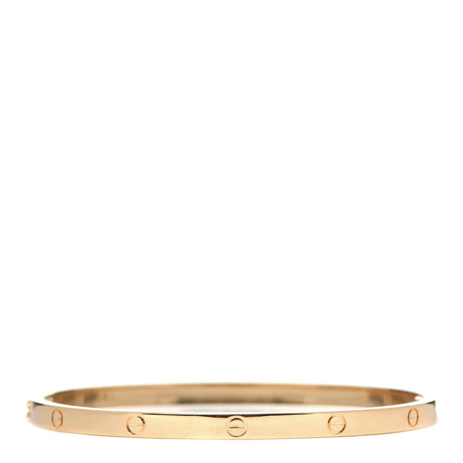 Cartier 18K Yellow Gold Small LOVE Bracelet 17 3 of 7