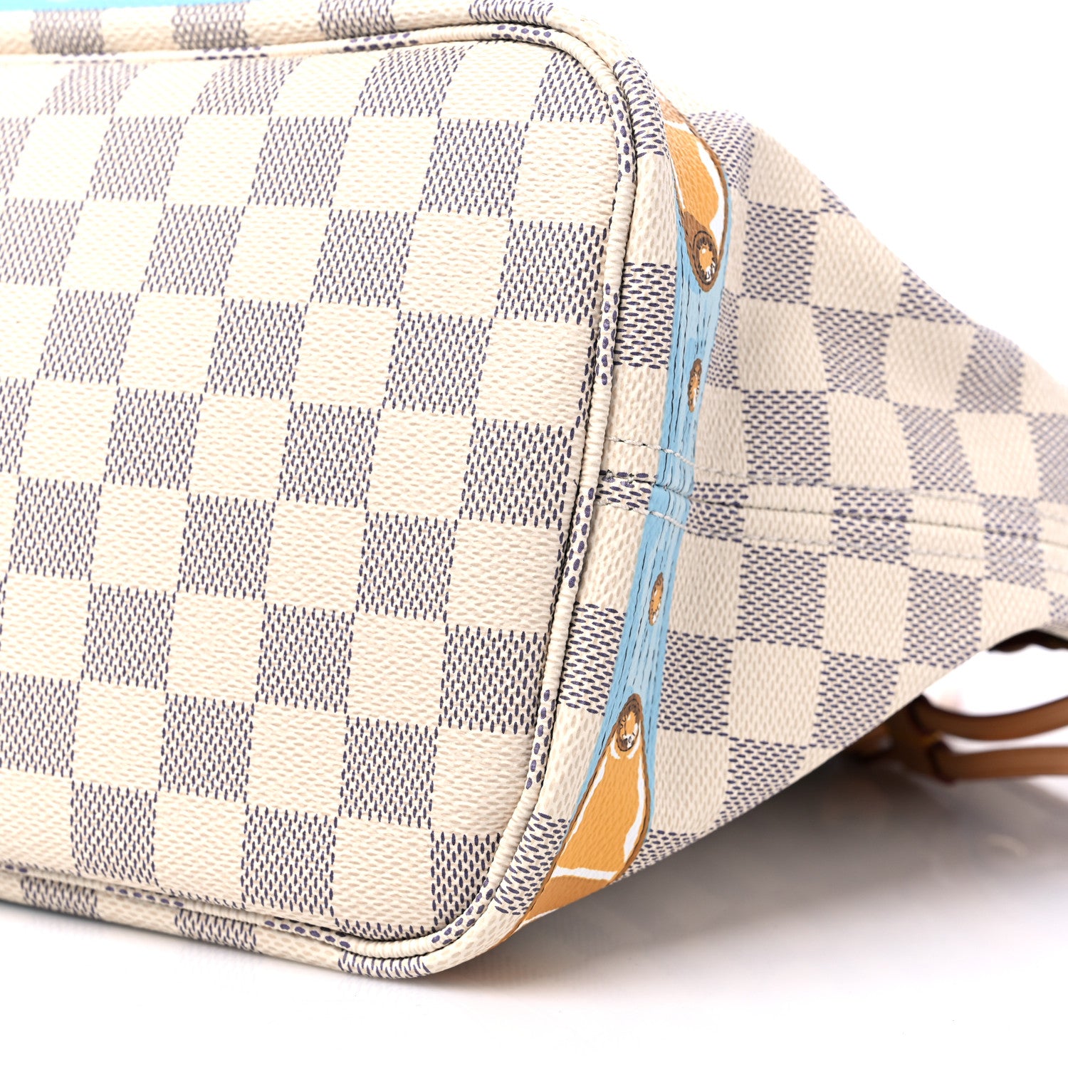 Louis Vuitton Damier Azur Summer Trunks Capri Neverfull MM 10 of 10