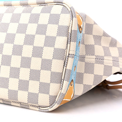 Louis Vuitton Damier Azur Summer Trunks Capri Neverfull MM 10 of 10