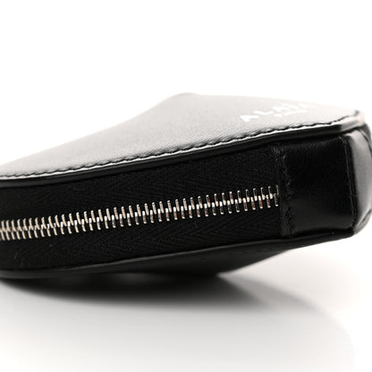 Alaia Buffed Calfskin Le Coeur Mini Coin Pouch Black 8 of 9