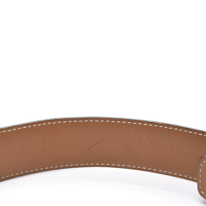 Hermes Box Chamonix 32mm H Belt 80 Black Gold 7 of 9