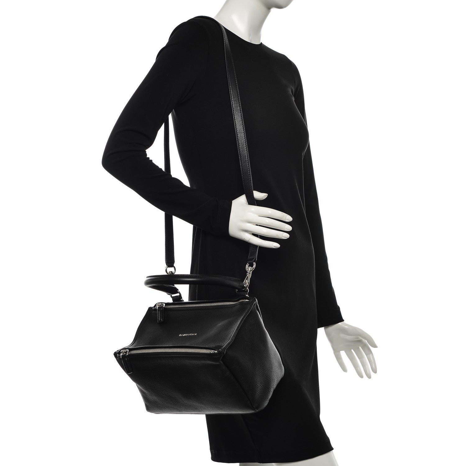 Givenchy Sugar Goatskin Small Pandora Black 2 of 7