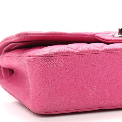 Chanel Iridescent Caviar Quilted Medium Double Flap Pink 4 of 10