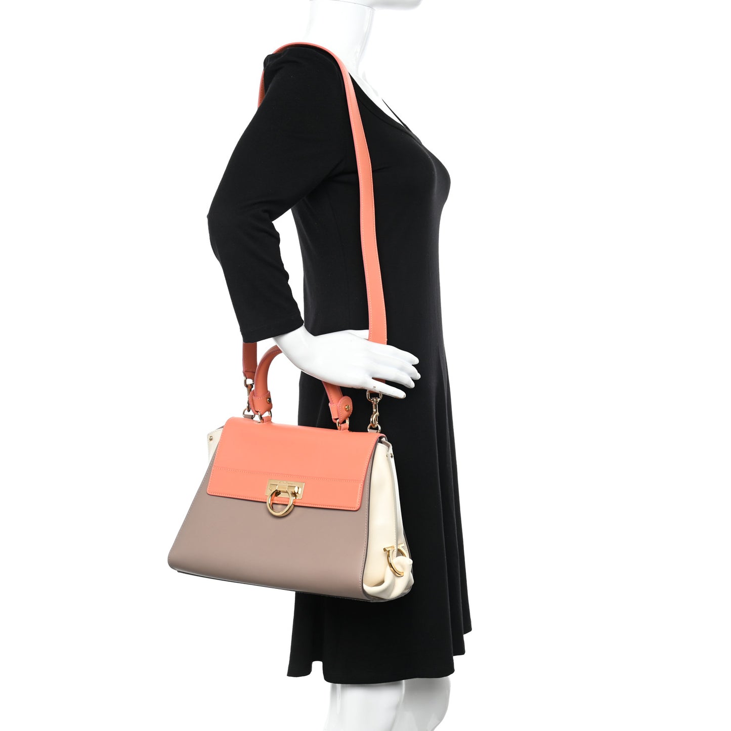 Calfskin Sofia Shoulder Bag Multicolor