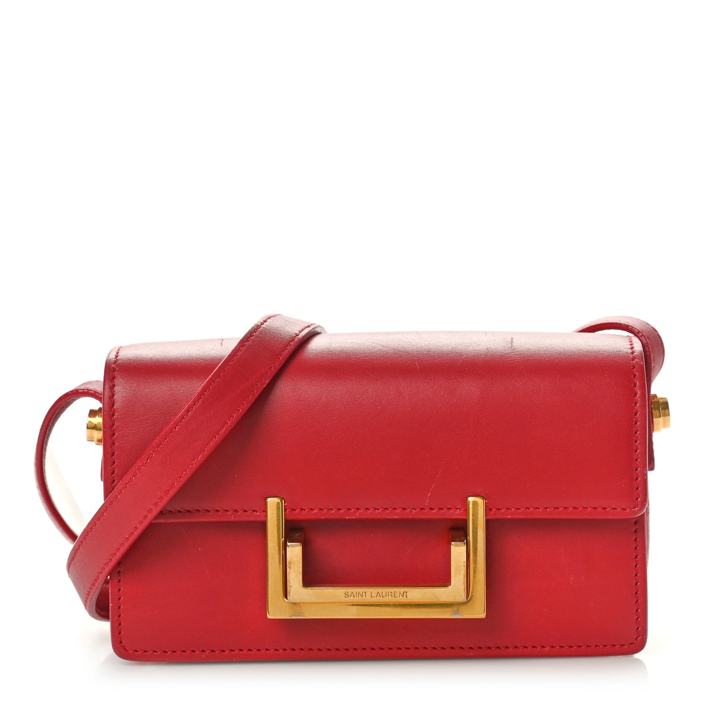 Calfskin Small Classic Lulu Bag Red