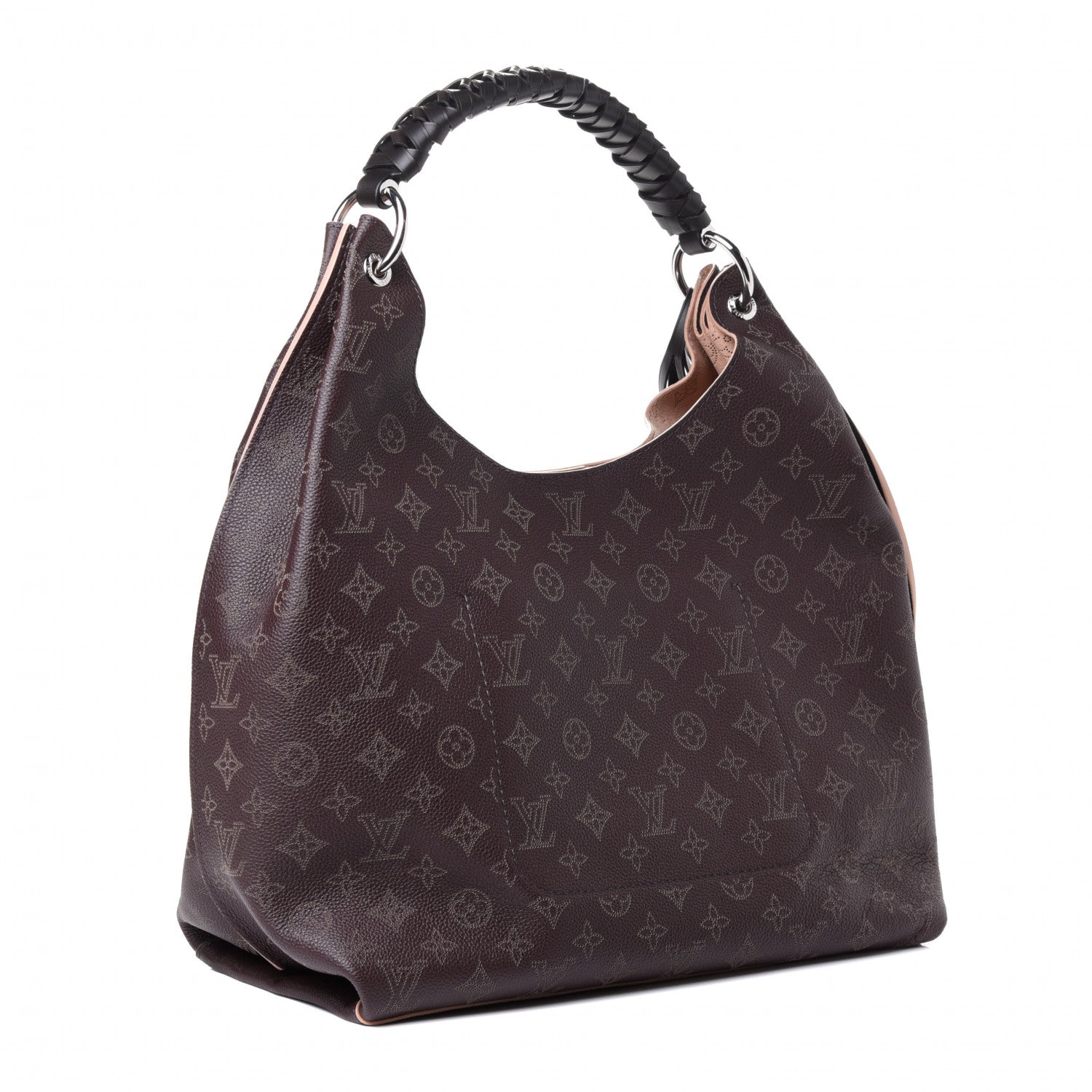 Louis Vuitton Mahina Carmel Hobo Chocolate 2 of 4