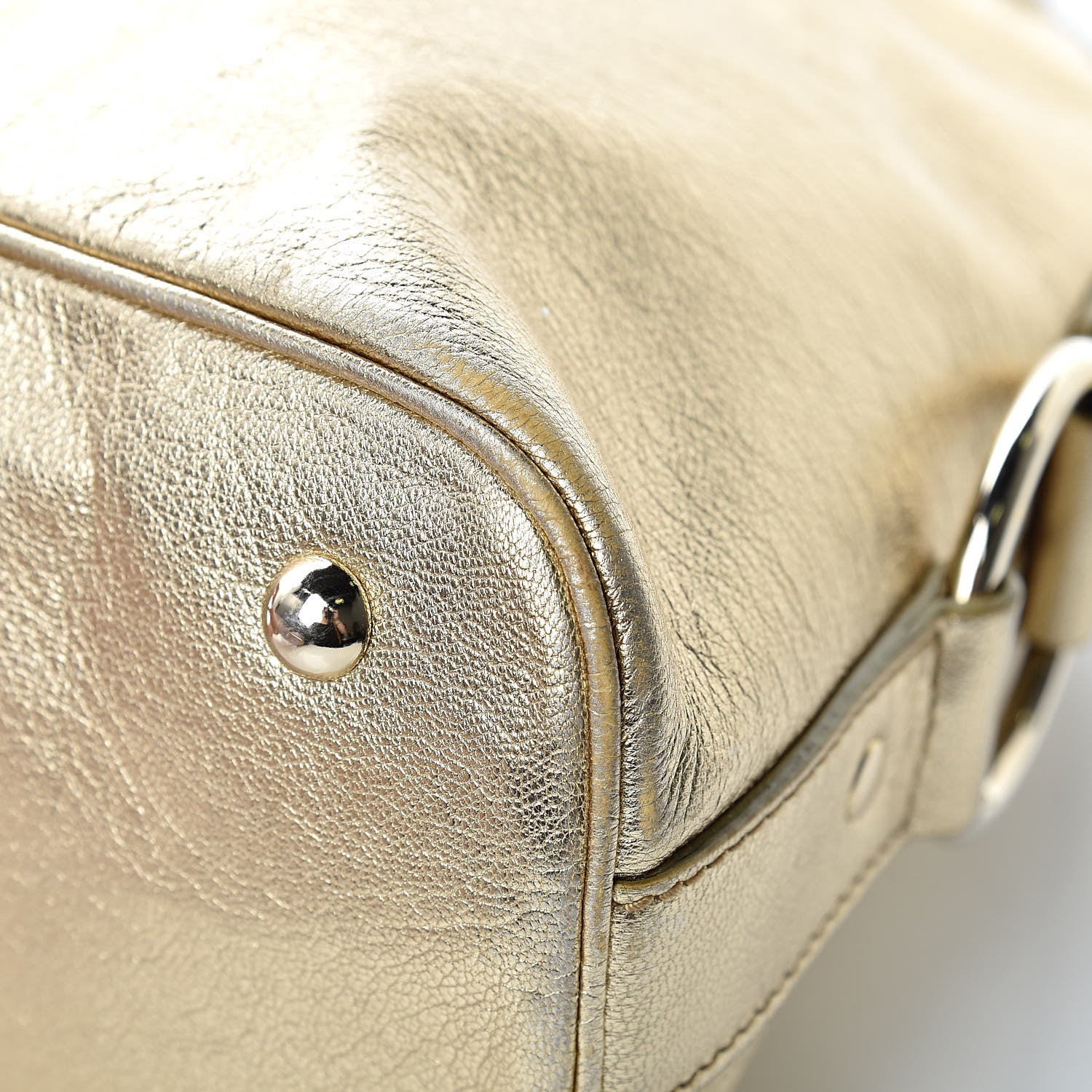 Saint Laurent Metallic Calfskin Medium Muse Gold 10 of 19