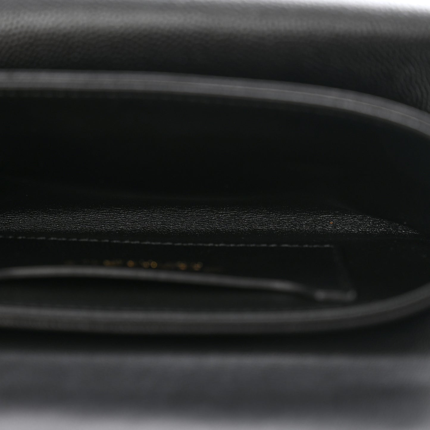 Caviar Quilted Mini Top Handle Flap Black
