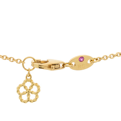 Roberto Coin 18K Yellow Gold Diamond Turquoise Daisy Pendant Necklace 5 of 5