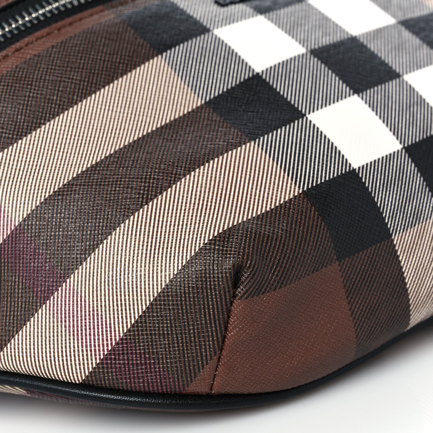 Burberry E-canvas Check Cason Bum Bag Dark Birch Brown 7 of 8