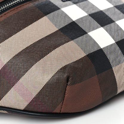 Burberry E-canvas Check Cason Bum Bag Dark Birch Brown 7 of 8