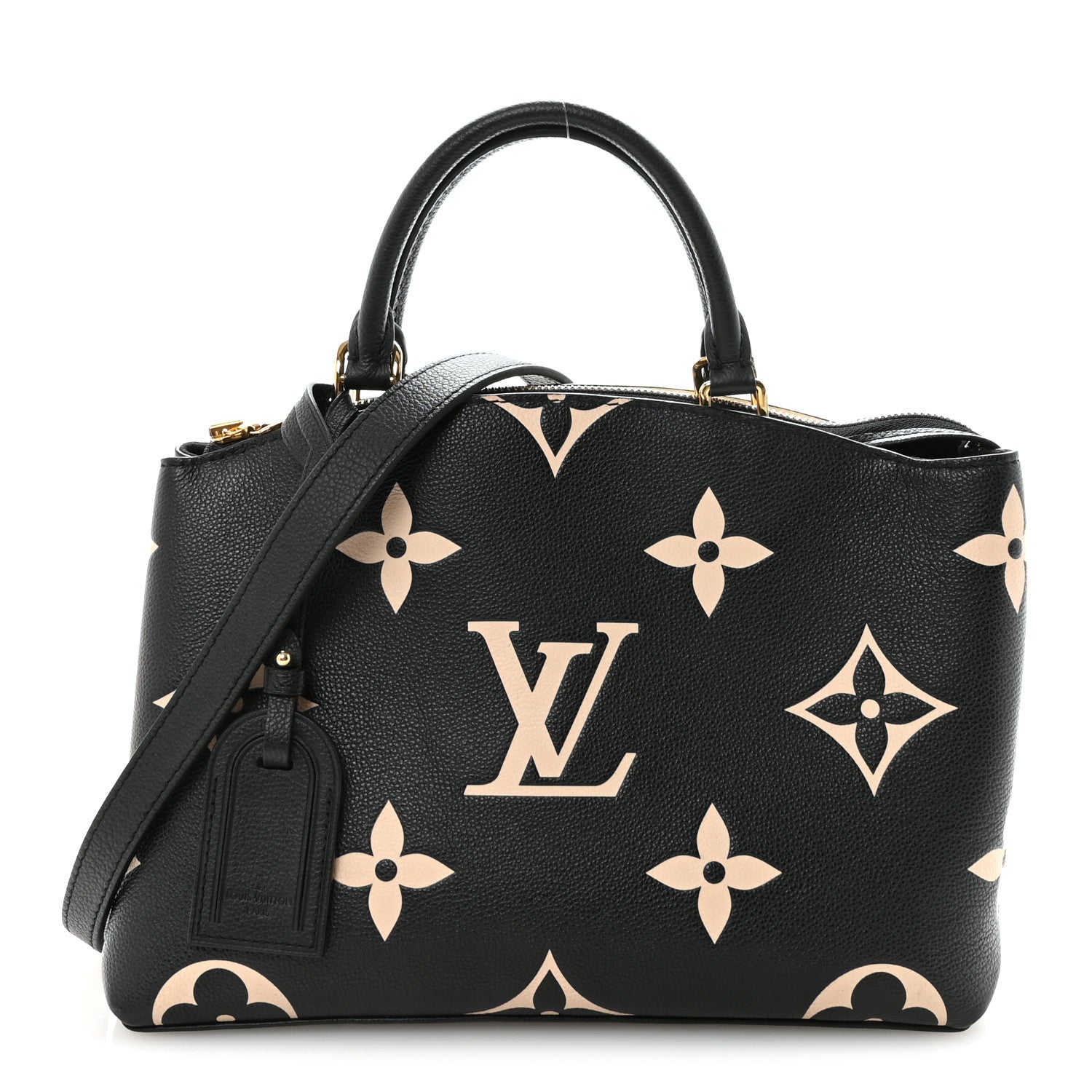 Louis Vuitton Empreinte Monogram Giant Petit Palais Black Beige 1 of 9