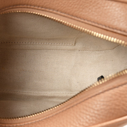 Gucci Pebbled Calfskin Small Soho Disco Bag Camelia 4 of 10