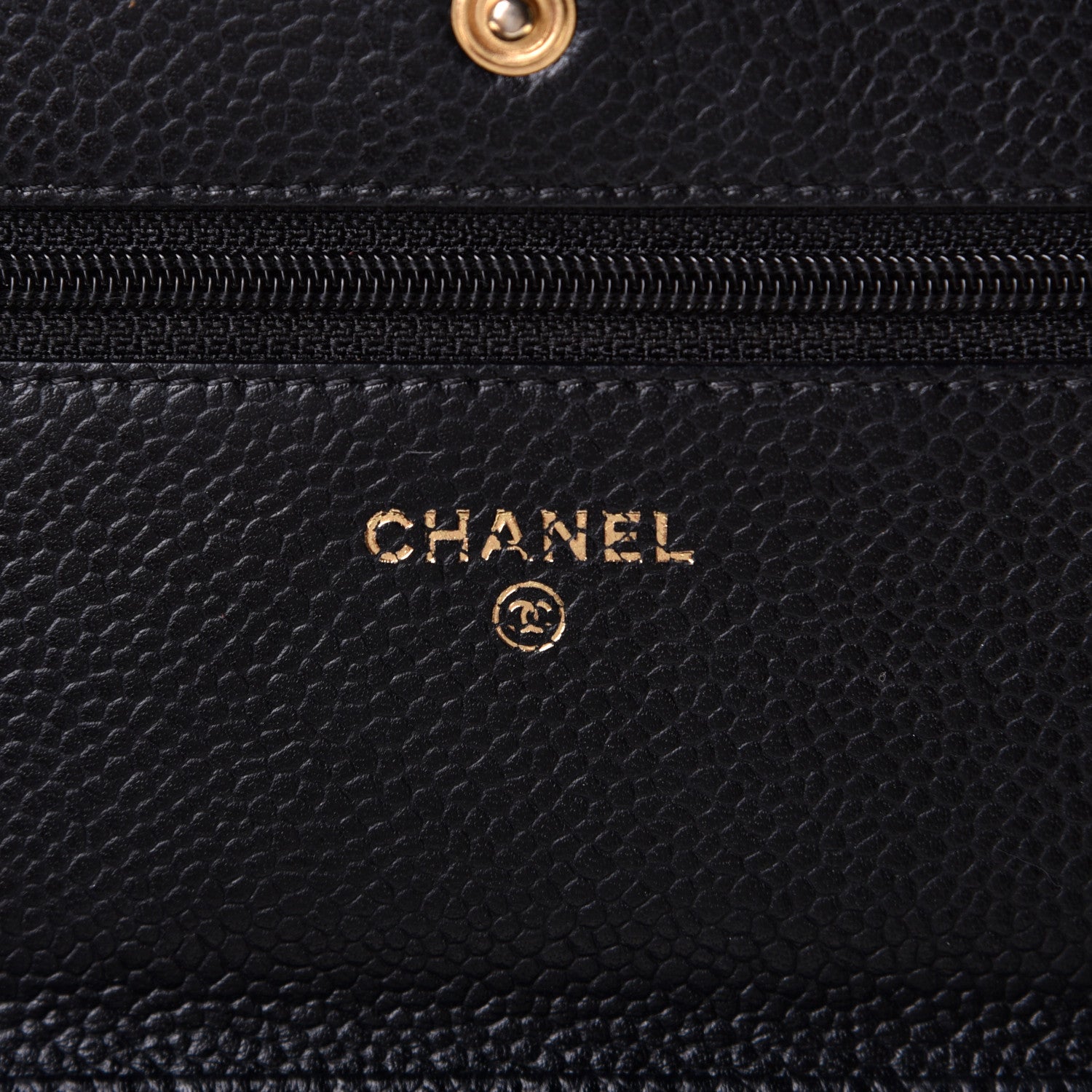 Chanel Caviar Quilted Wallet On Chain WOC Black 3 of 7