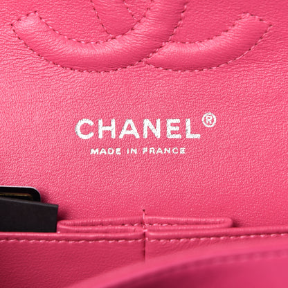 Chanel Patent Quilted Medium Double Flap Fuchsia 6 of 12