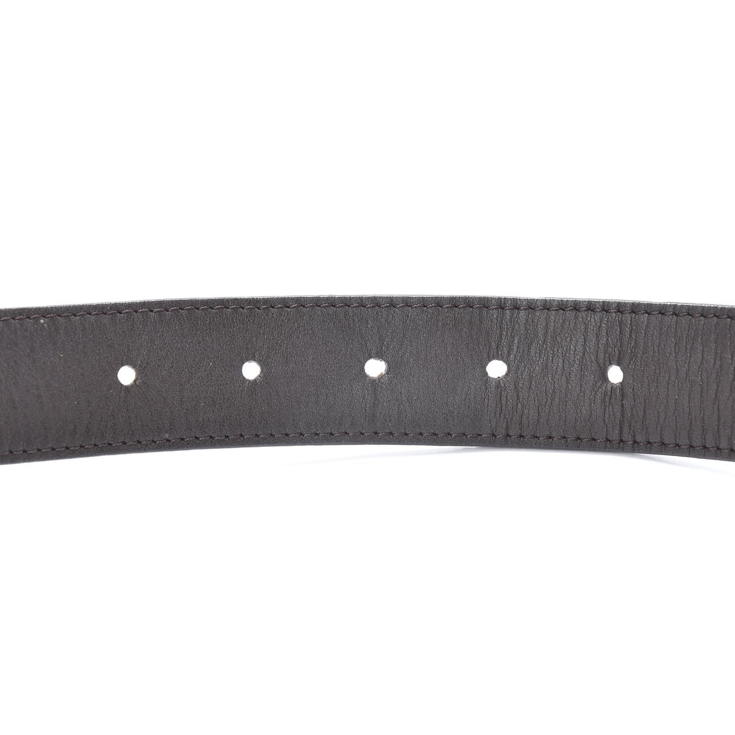 Damier Ebene LV Paris Buckle Belt 75 30 Gold