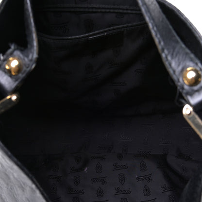 Gucci Guccissima Large New Ladies Web Hobo Black 4 of 10