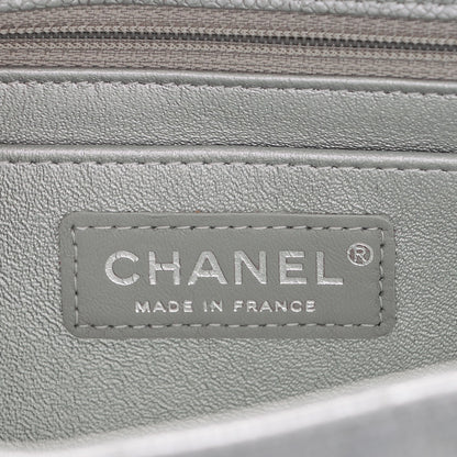 Chanel Metallic Caviar Quilted Mini Rectangular Flap Silver 6 of 7