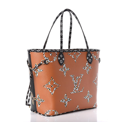 Louis Vuitton Monogram Giant Jungle Neverfull MM Black 3 of 13