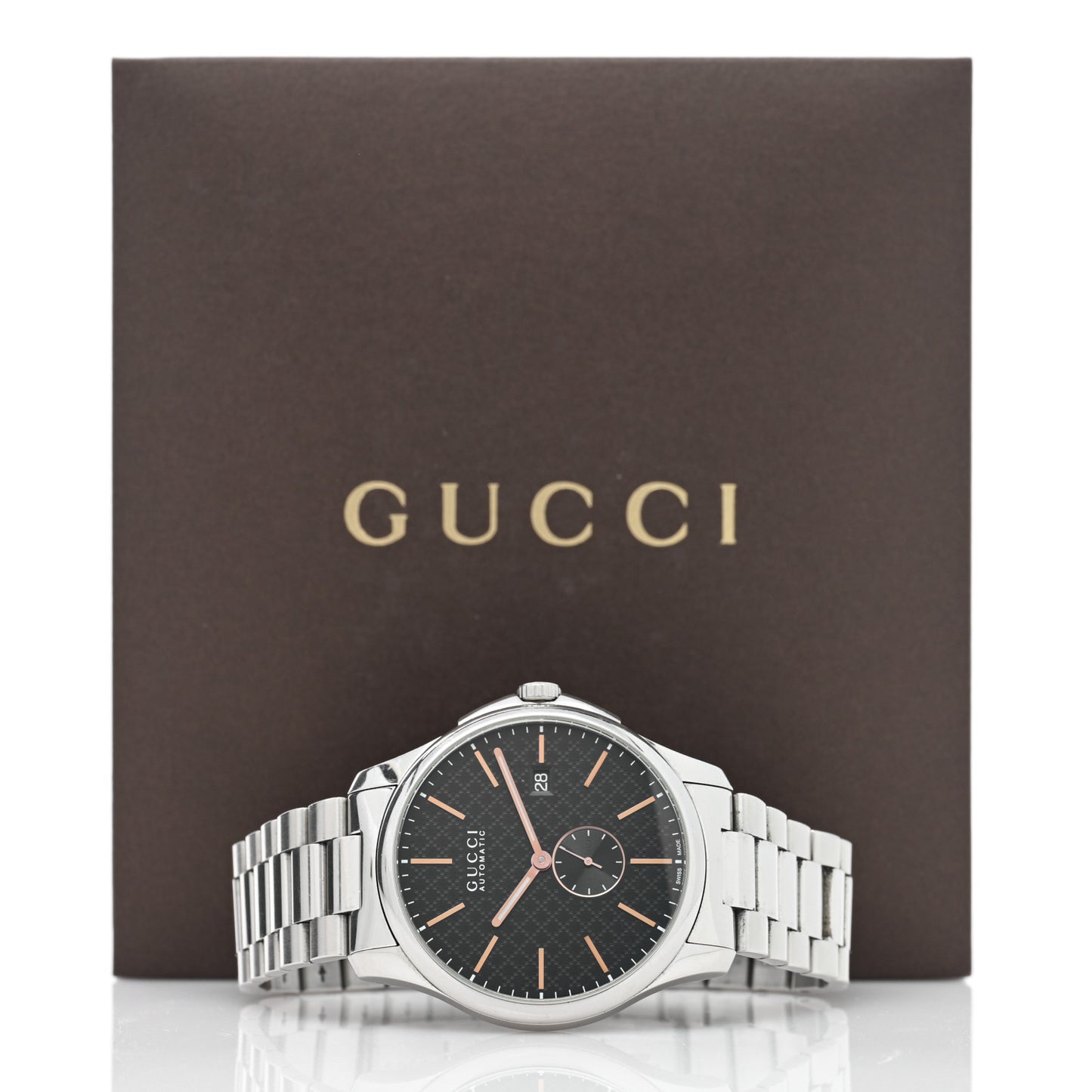 Stainless Steel 40mm G-Timeless Automatic Watch Black