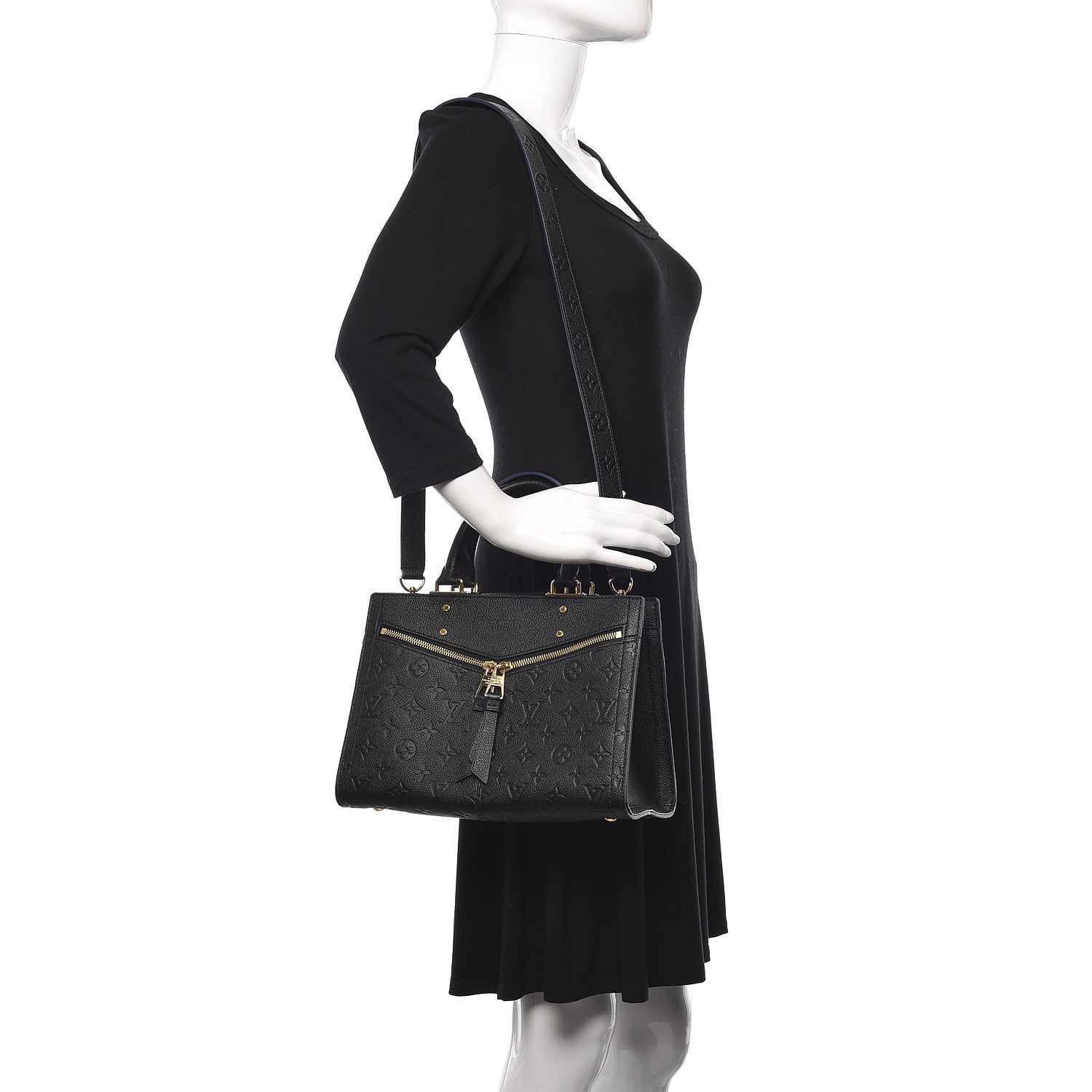 Louis Vuitton Empreinte Sully PM Black 2 of 9