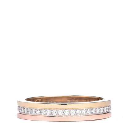 Cartier 18K White Yellow Pink Gold Diamond 2.5mm Vendome Louis Cartier Wedding Band Ring 48 4.5 1 of 7