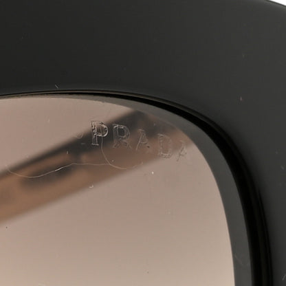 Prada Acetate Cinema Sunglasses SPR 09Q Black 7 of 8