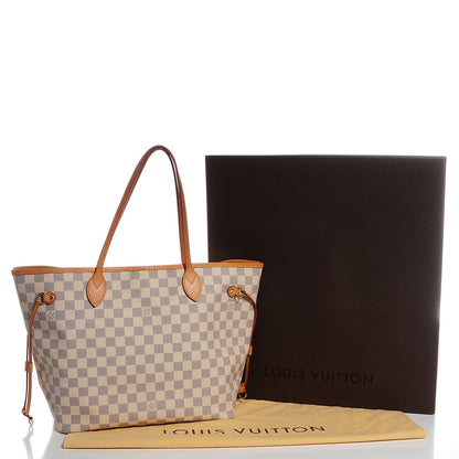 Louis Vuitton Damier Azur Neverfull MM 5 of 9