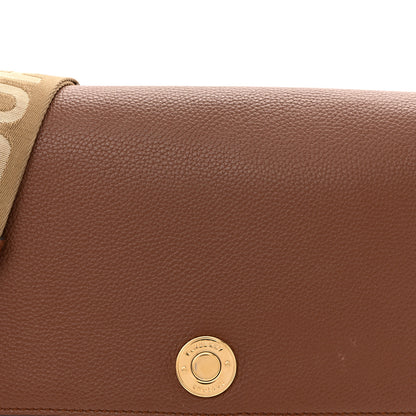Burberry Calfskin Vintage Check Note Crossbody Bag Tan 7 of 13
