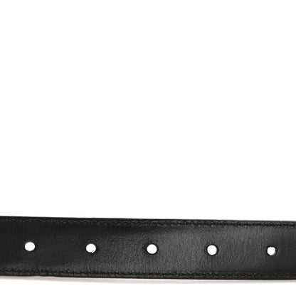 Celine Box Calfskin Medium 25mm Triomphe 75 30 Belt Black 4 of 9