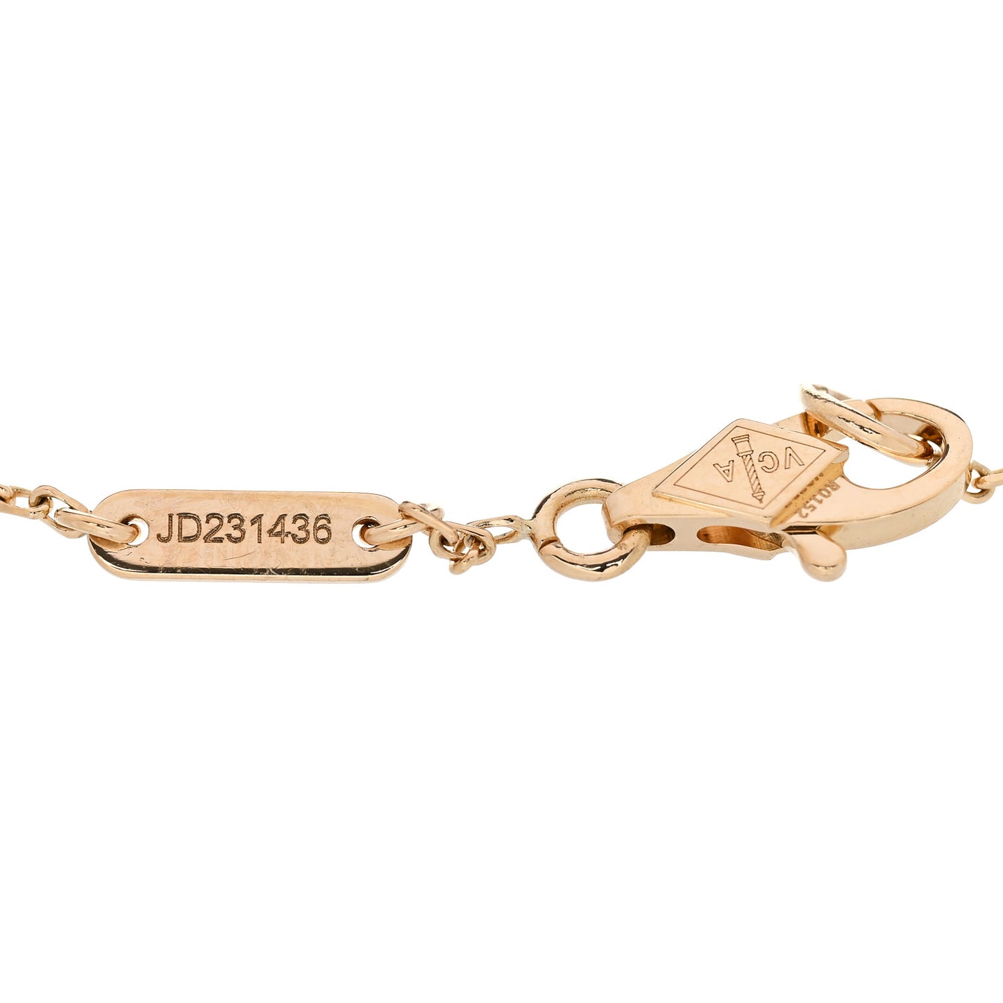 18K Yellow Gold Mother of Pearl Sweet Alhambra Butterfly Bracelet