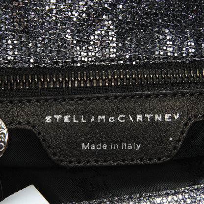 Stella McCartney Metallic Glitter Small Falabella Tote Silver 6 of 9