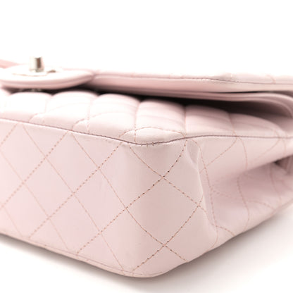 Chanel Lambskin Quilted Medium Double Flap Light Pink 10 of 10